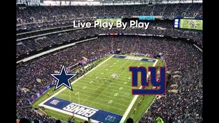 Dallas Cowboys vs New York Giants Live Stream amp Play By Play [upl. by Aryaz]