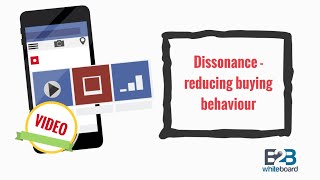 Dissonance  reducing buying behaviour [upl. by Lartnom]