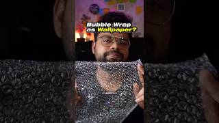 Bubble wrap was a wallpaper [upl. by Sabina]