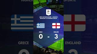 Highlight amp Goal Moment Grece 03 England UEFA National League B [upl. by Jelene]