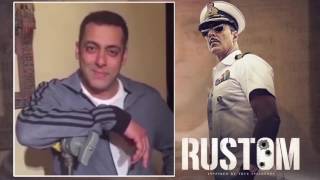 Salman Khan kicks off the Rustom countdown [upl. by Leahplar]