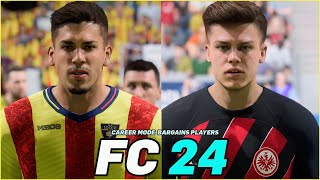 FC 24  CAREER MODE BEST BARGAINS PLAYERS WITH REAL FACES [upl. by Aiouqes644]