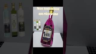 Linda botella de vino en cartulina maestradolly silhouettestudio cameo lowpoly [upl. by Corene]