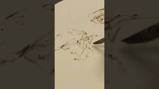 Learning Rembrandts drawing style with a reed pen [upl. by Melvena]