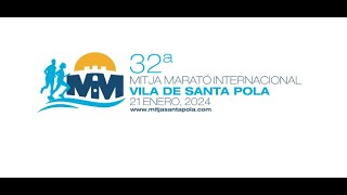 Retransmisión Mitja Marató Internacional Vila de Santa Pola 2024 [upl. by Yelahc]