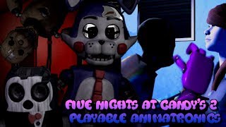 THIS GAME GOT FROM COOL TO RANDOM FAST  Five Nights at Candys 2 Playable Animatronics [upl. by Eohce]