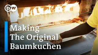 Where The Original Tree Ring Cake Comes From  Baking Baumkuchen In Salzwedel Germany  DW Food [upl. by Silsby]