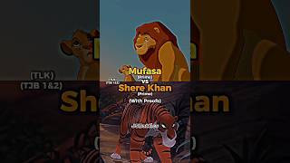 Mufasa vs Shere Khan [upl. by Leupold104]