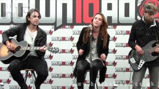 Halestorm  Heres To Us Live amp Acoustic  Download Festival 2012 [upl. by Geehan654]