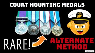 How to Court Mount Medals  A Simple Guide Alternate Method RARE Silver Jubilee Set [upl. by Bronnie]