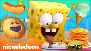 Every FOOD SpongeBob Eats in Kamp Koral  Nicktoons [upl. by Elbert]