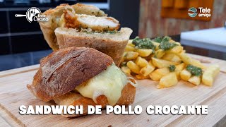 SANDWICH DE POLLO CROCANTE en tu Cocina  Teleamiga [upl. by Ginni]