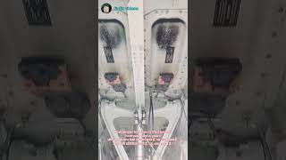 Boeing 737 max 800 nose wheel landing gear flydubai  boeing 737 nose landing gear [upl. by Nalloh892]