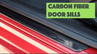 California Pony Cars quotNXT Generationquot Carbon Fiber Focus ST Door Sills Review [upl. by Atreb]