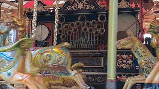 62 key Gavioli fairground organ amp gallopers  Hollycombe 2024 [upl. by Cath]