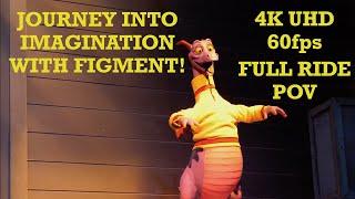 EPCOT Journey Into Imagination With Figment 2019 4K Full Ride POV Walt Disney World Orlando Florida [upl. by Kristel]