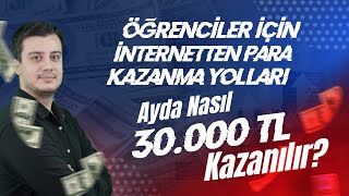 ÖĞRENCİLER İÇİN EN GARANTİ İNTERNETTEN PARA KAZANMA YOLU 💸💲 ÖRNEKLERLE GÖSTERDİM [upl. by Nue]