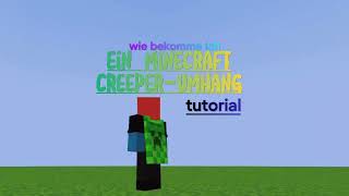 Minecraft CreeperUmhang minecrafttutorial minecraftcape minecraftbedrock minecraftjava [upl. by Fredkin]