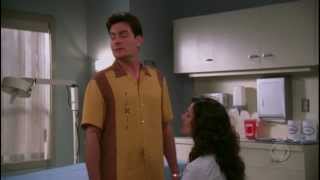 Charlie  You Have Very Warm Hands  Hernia Exam Two And A Half Men [upl. by Eca71]