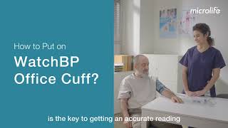 How to Put on WatchBP Office Cuff [upl. by Peace]