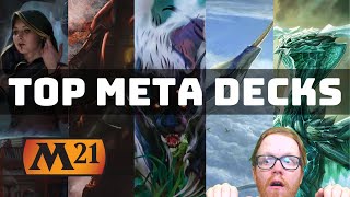 Mtg Arena Standard Meta Decks  M21 BO1 [upl. by Lama]