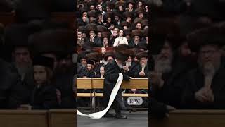 Skver Rebbe dances Mitzvah Tantz At The Wedding Of His First Great Grandchild  Shvat 5784 [upl. by Yentihw]