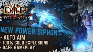 Path of Exile 323  Auto aim Power Siphon build  PoE Affliction [upl. by Niawtna]