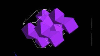 Crystallography Unit cell of cementite Fe3C [upl. by Airotkiv229]