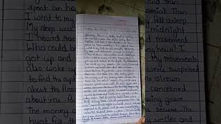 Make a diary entry describing your role in catching the thief red handed [upl. by Nahtal]