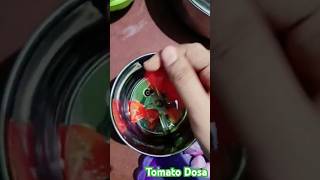 Tomato Dosa😊🫰 tomatodosa tomatorecipe tomatochutney [upl. by Dyana76]