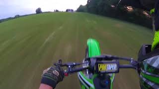 kx125 Shifting Wheelies [upl. by Eiliak81]