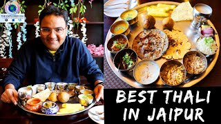 Best Rajasthani Thali in Jaipur at DAAL BATI CHURMA Restaurant  Places to Eat Dal Bati in Jaipur [upl. by Bay]