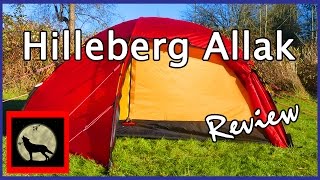 Hilleberg Allak 2 Review and Set Up  2 person 4 season freestanding tent backpacking [upl. by Naldo]