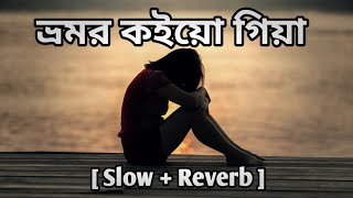 ভ্রমর কইয়ো গিয়া Bhromor Koiyo Giya SlowReverb [upl. by Raymond]