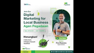 Digital Marketing for Local Business khusus untuk Agen Pegadaian seluruh Indonesia [upl. by Sheelah]