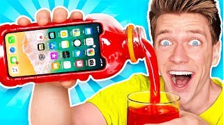 5 Amazing DIY Phone Cases Learn How to Make The Best New Funny Slime iPhone amp Samsung Case [upl. by Itsym]