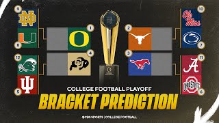 College Football Playoff PREDICTIONS Oregon over Ole Miss in the National Championship [upl. by Ramsey299]