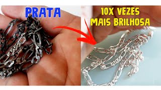 Deixe Sua Prata 10x Vezes Mais Brilhosa Produto Caseiro Que Todos Tem em Casa [upl. by Thadeus396]