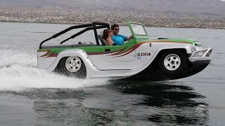 H2GO Amphibious Car Hits Speeds Of 45mph On Water [upl. by Faustina414]