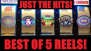 Chasing dreams on old school 5 Reel slot machines Big wins Best of FIVE REEL slots [upl. by Allys494]