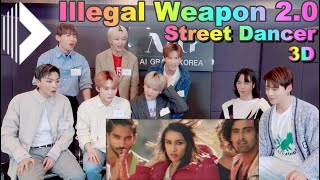 KPOP IDOL’s reaction to the Indian version of StepUp😍DCRUNCH🇰🇷Illegal Weapon 20Street Dancer 3D [upl. by Hilar940]