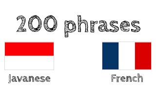 200 phrases  Javanais  Français [upl. by Ahsatin]