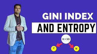 Gini Index and EntropyGini Index and Information gain in Decision TreeDecision tree splitting rule [upl. by Daiz]