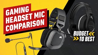 Which Popular Gaming Headset Mic Sounds Best  Budget to Best [upl. by Annoed517]