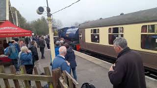 wimblebury arriving into Bitton at avon valley railway on the 21124 🚂 [upl. by Suzette]