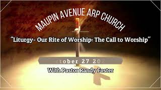 Maupin Avenue ARP Church 102724 Sunday Sermon [upl. by Weixel]