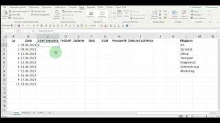 Jak quotkazaćquot wpisywać w Excelu tylko daty A jak z daty obliczyć dzień tygodnia i numer tygodnia [upl. by Ursuline448]