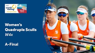 2023 World Rowing Championships  Womens Quadruple Sculls  AFinal [upl. by Phedra]