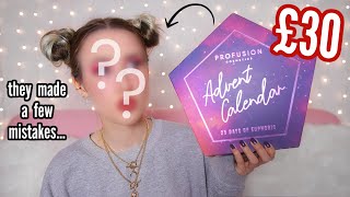 Full Face Of ADVENT CALENDAR Makeup  UNBOXING Boots Profusion [upl. by Boycie471]