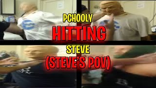 PCHOOLY HITTING STEVE COMPILATION STEVES POV [upl. by Ulu412]